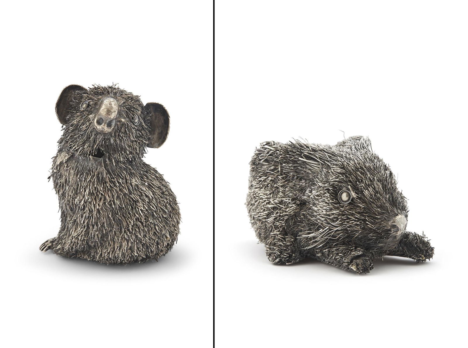 Buccellati Silver Figure of a Rabbit and an Italian Silver Figure of a Koala (1 of 10)