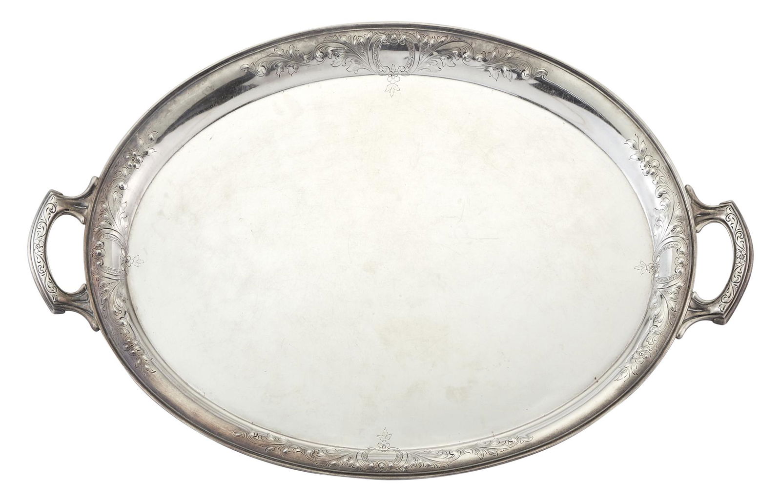 American Sterling Silver Two-Handled Tray (1 of 4)