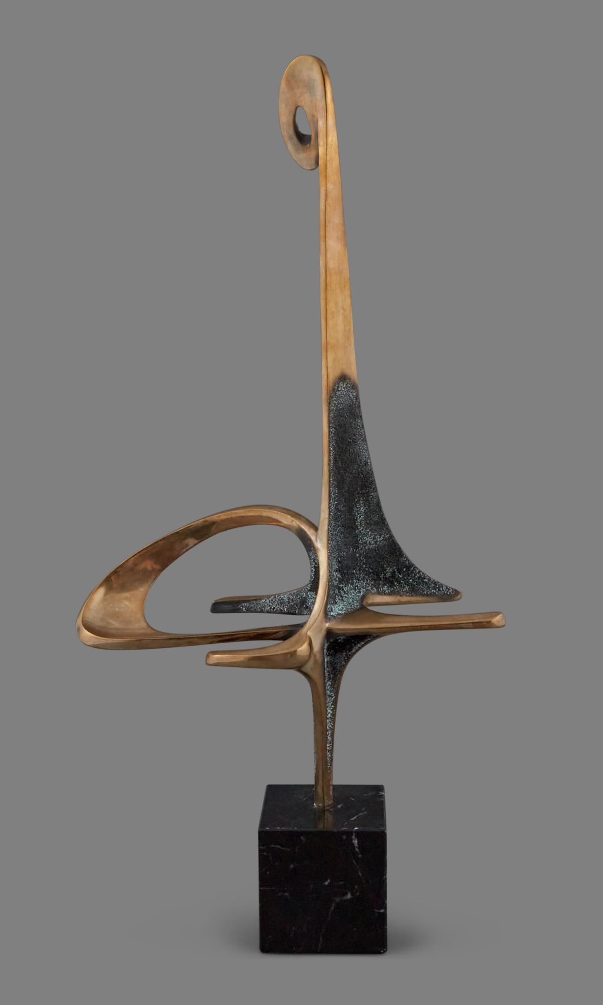 Bob Bennett American, 1928-2003 Untitled (Form), 1985: Bob Bennett American, 1928-2003 Untitled (Form), 1985 Signed Bob Bennett, dated 1985 and numbered 16/50 near the bottom Bronze Height 17 3/4 inches (45.1 cm) C Property from a Massachusetts Estate