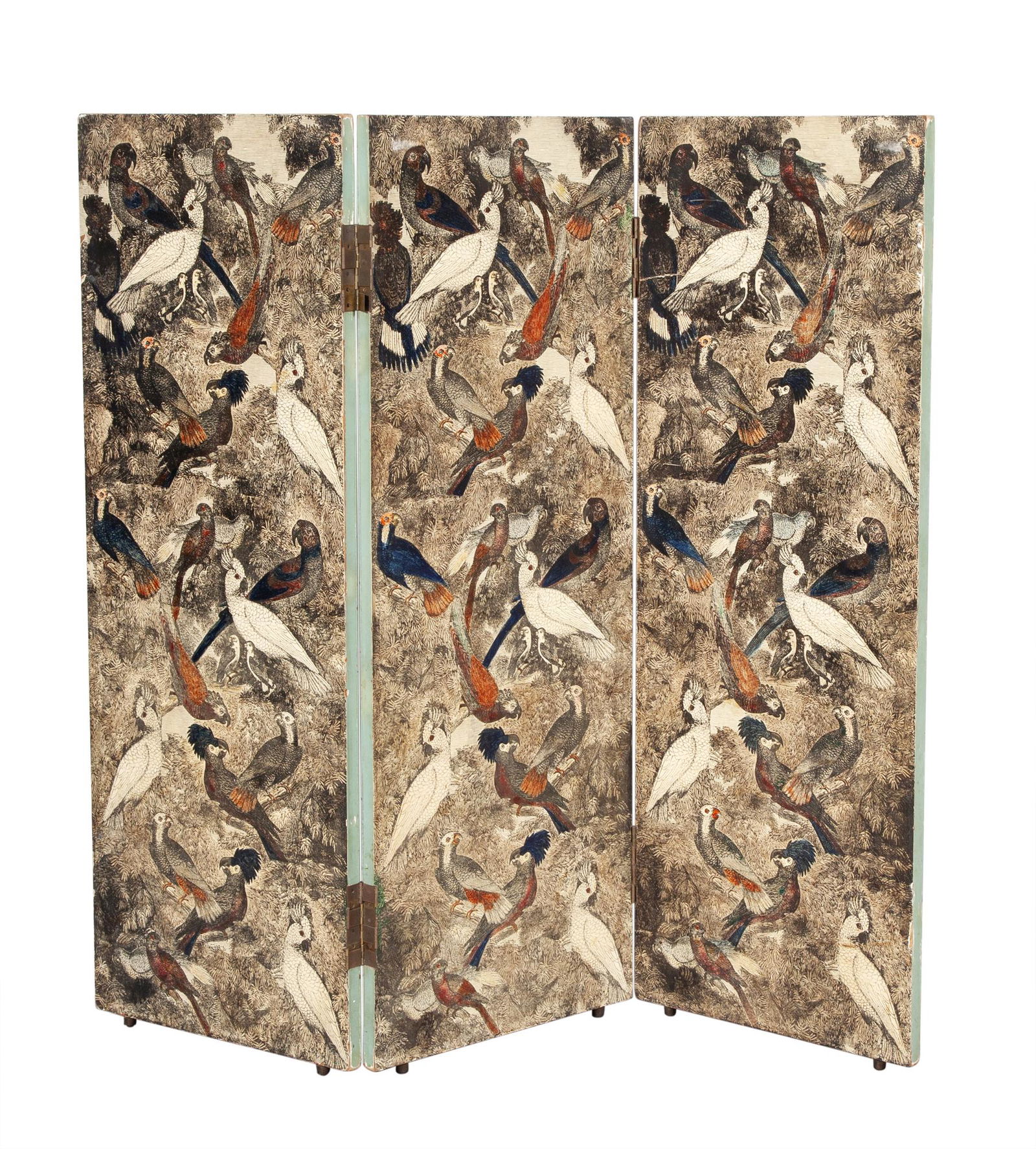 Piero Fornasetti Lithographed Double-Sided Folding Three Panel Screen (1 of 4)