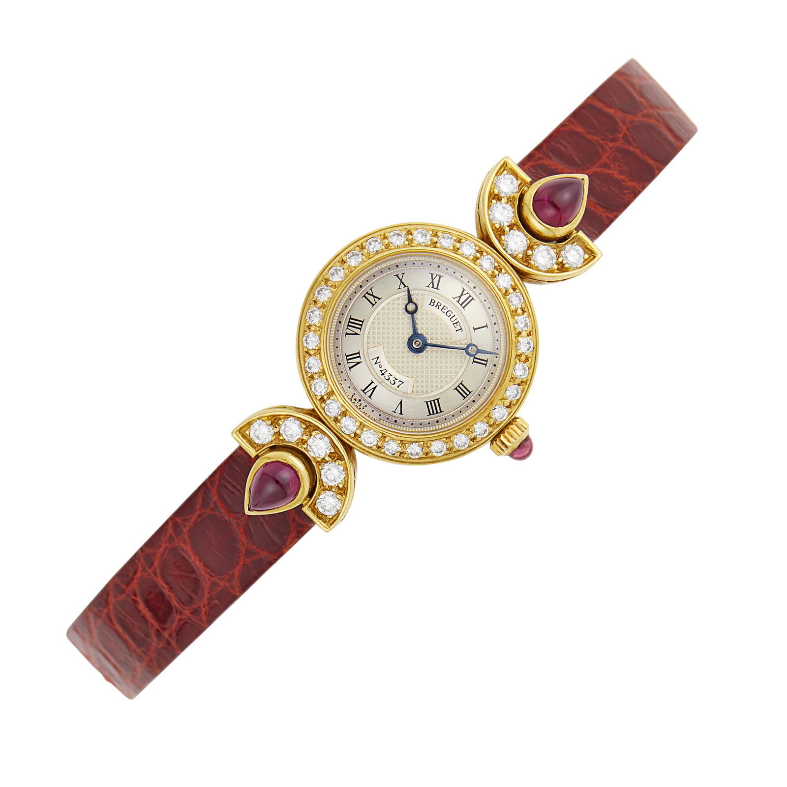 Breguet Gold, Diamond and Cabochon Ruby 'Classique Cocktail' Wristwatch, Ref. 8331 (1 of 3)