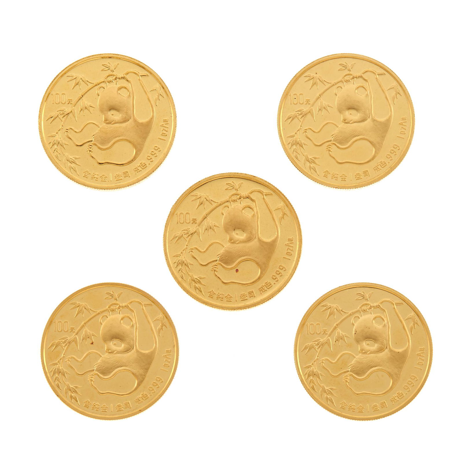 China 1985 One Ounce Gold Panda (1 of 2)