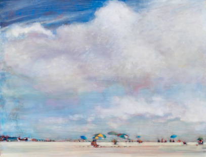 Mark Innerst American, b. 1957 Under the Clouds, 2003: Mark Innerst American, b. 1957 Under the Clouds, 2003 Signed Mark Innerst (lr) Acrylic on board 11 x 14 inches (27.94 x 35.56 cm) Provenance: Paul Kasmin Gallery, New York C