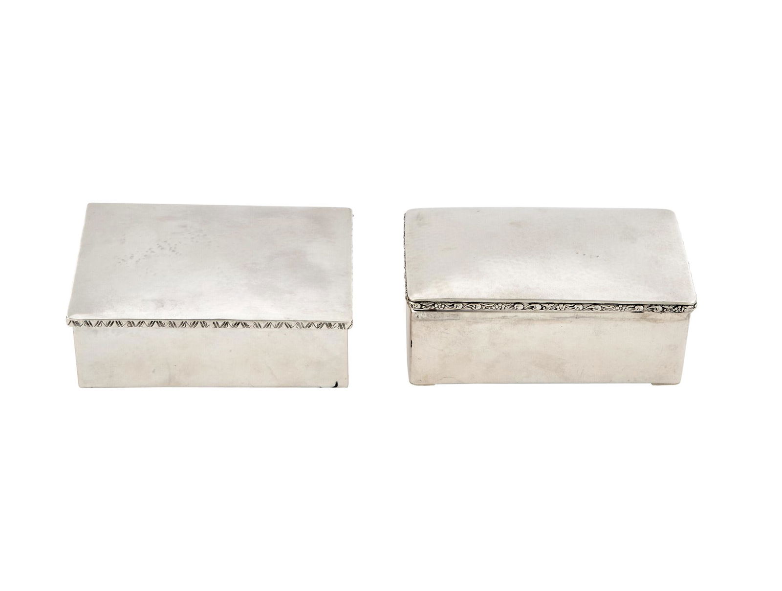 Two Continental Silver Jewelry Boxes (1 of 3)