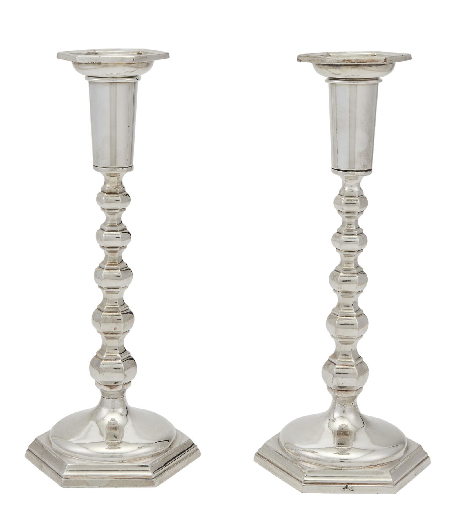 Pair of Gorham Silver-Plated Candlesticks (1 of 3)