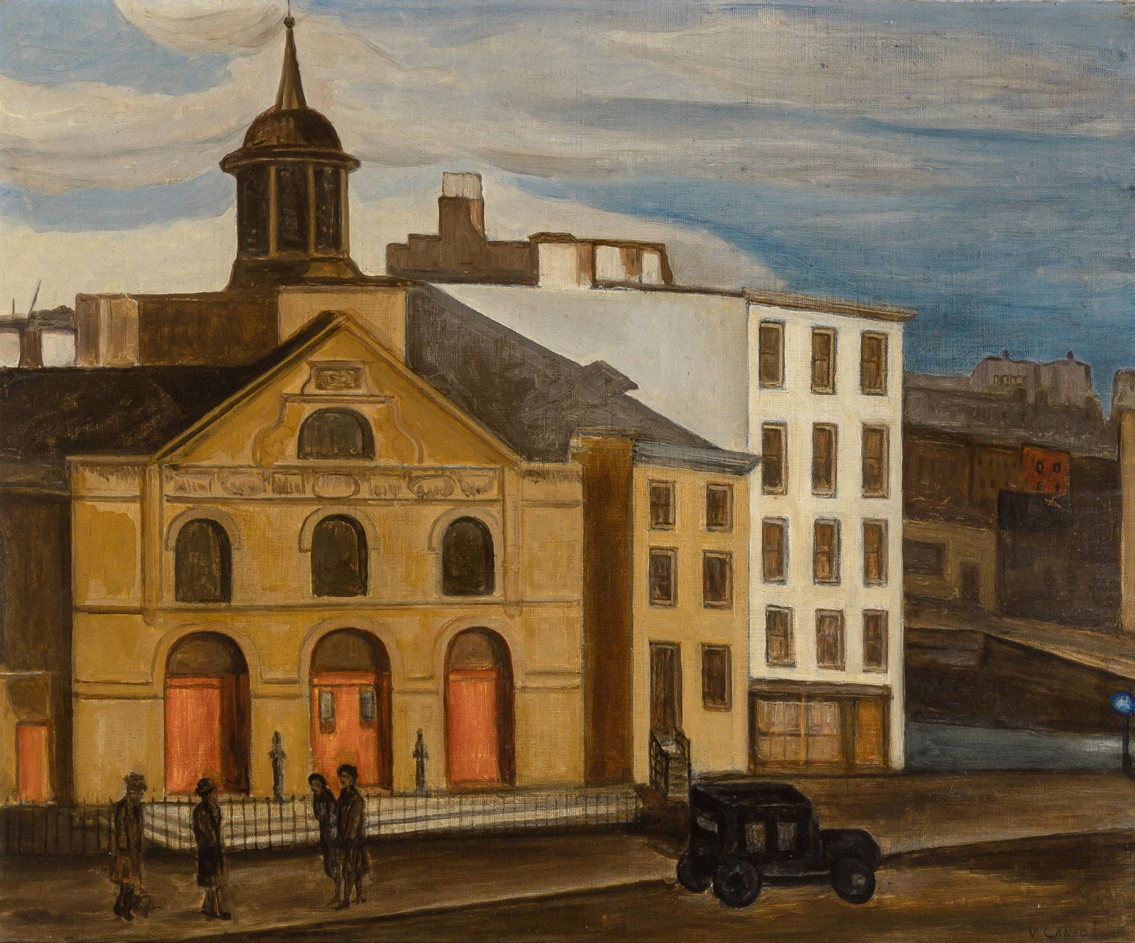 Vincent Canade Italian/American, 1879-1961 Street Scene (1 of 4)