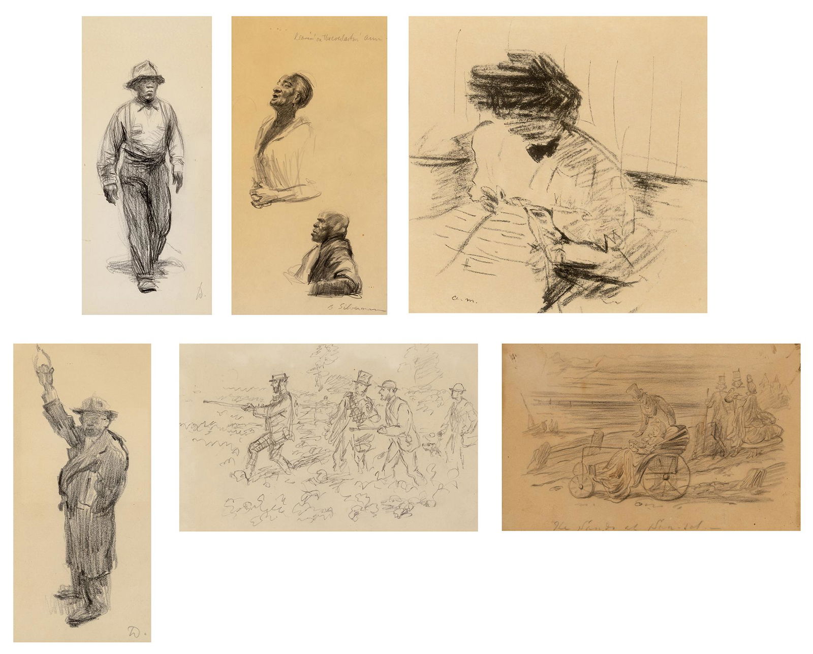 Harvey Dinnerstein and Burton Silverman, together with: John Leech; 20th Century School; and After (1 of 18)