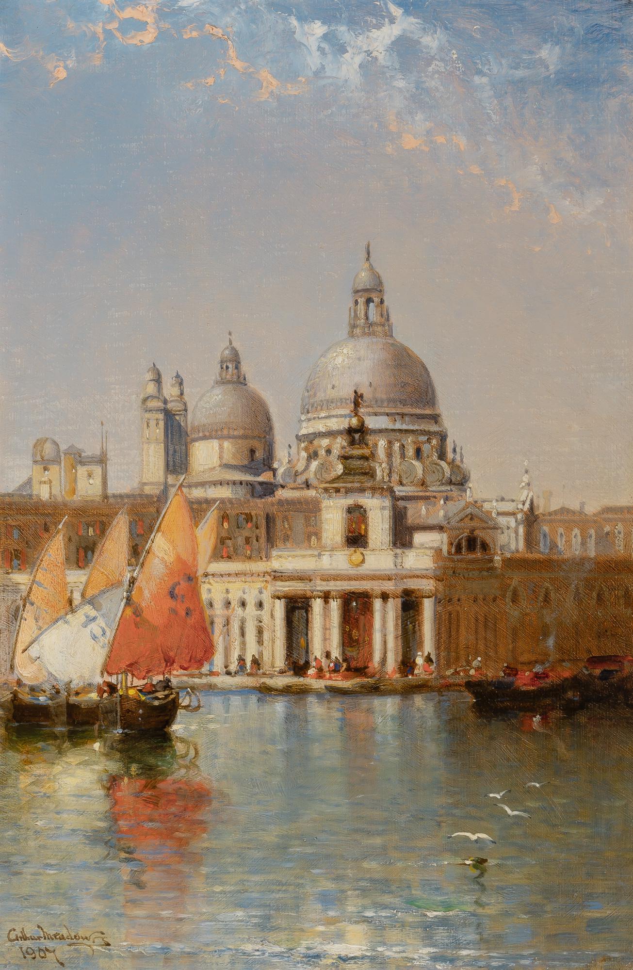Arthur Joseph Meadows British, 1843-1907 Santa Maria della Salute, Venice, 1907 (1 of 4)