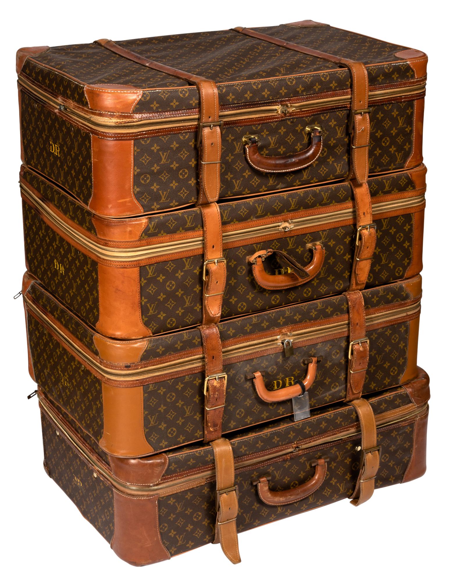 Group of Four Louis Vuitton Monogram Canvas Soft-Case Suitcases (1 of 3)