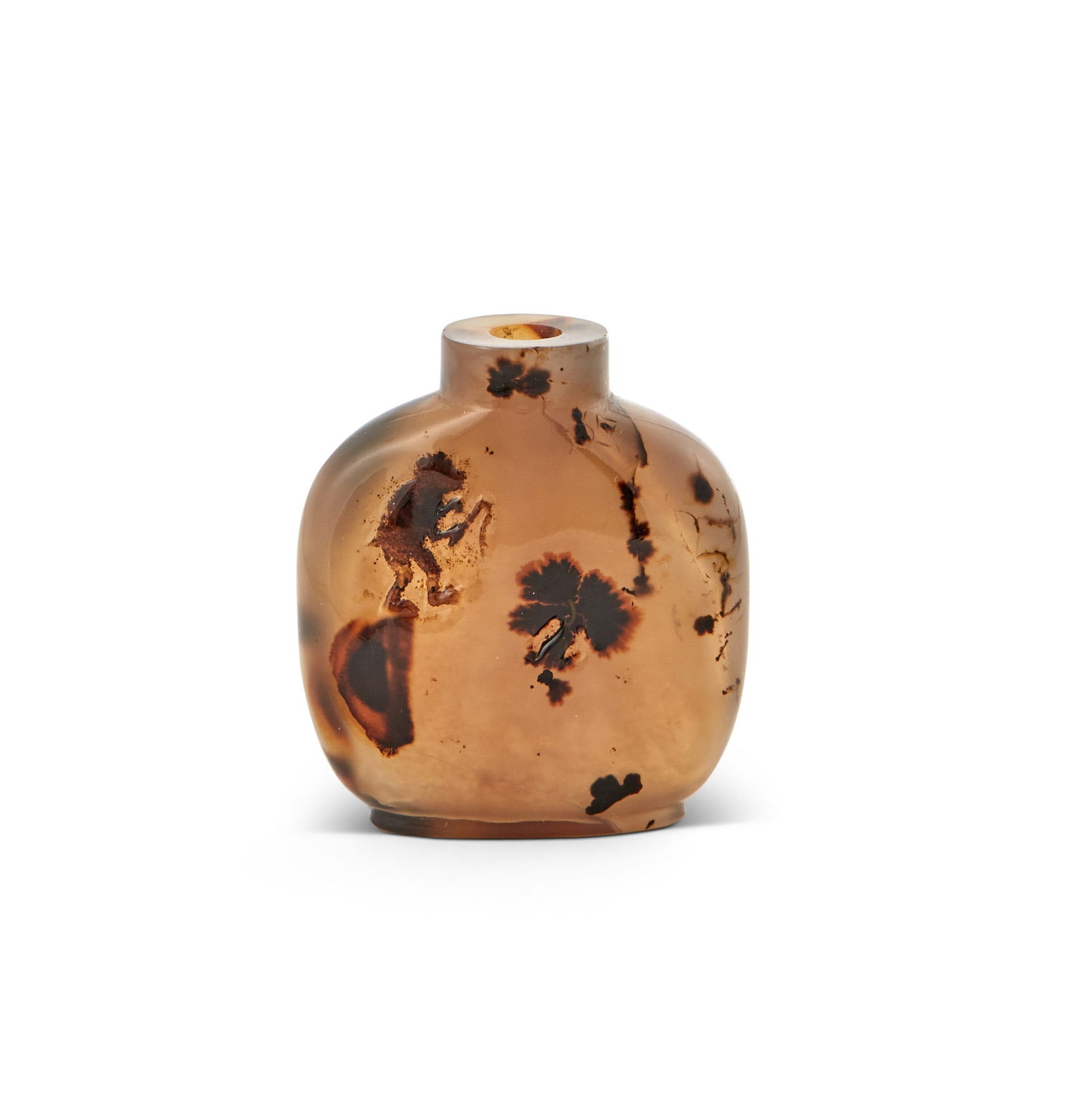 A Chinese Shadow Agate Snuff Bottle Qing Dynasty (1 of 3)