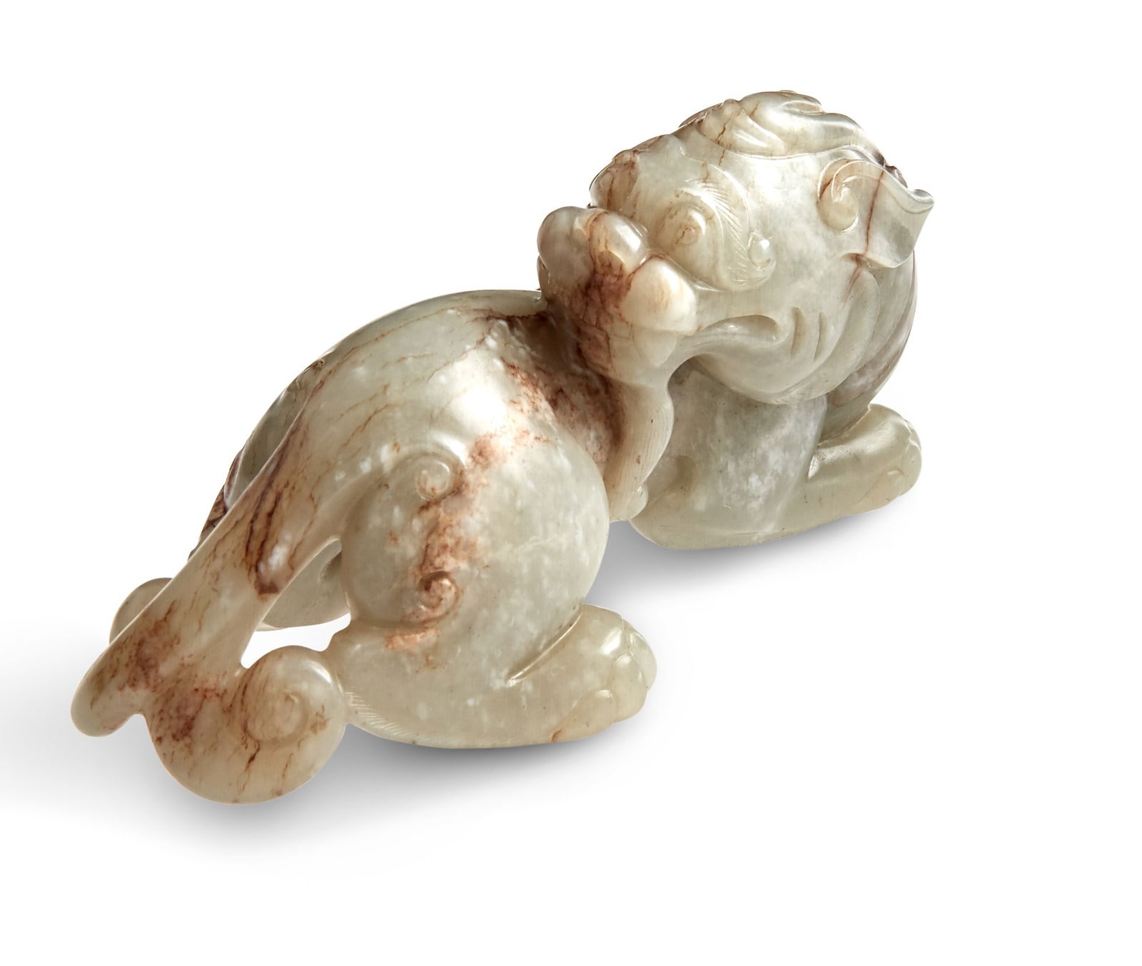 A Chinese Jade Carving of a Mythical Beast Qing Dynasty (1 of 3)