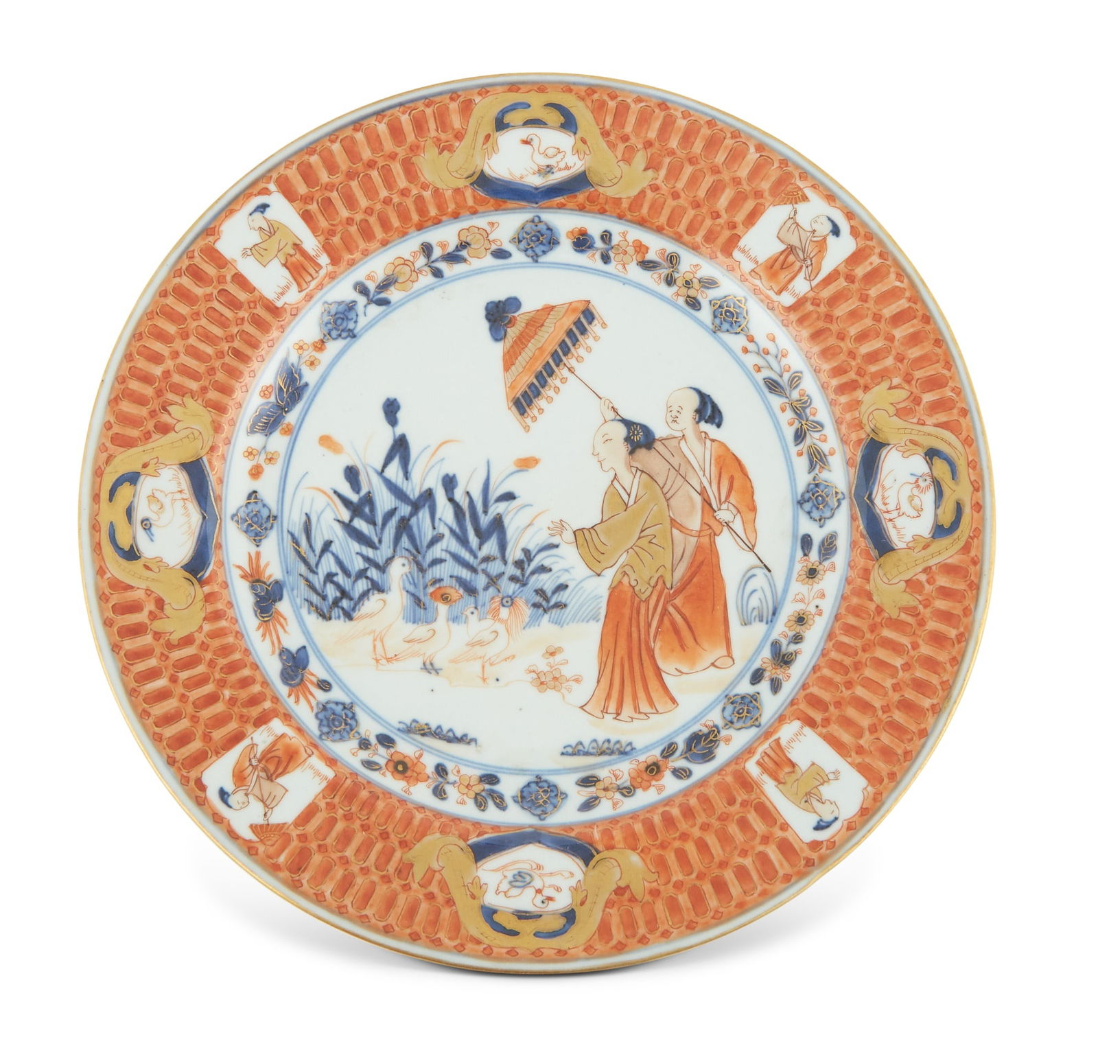 A Chinese Export Porcelain Plate (1 of 2)