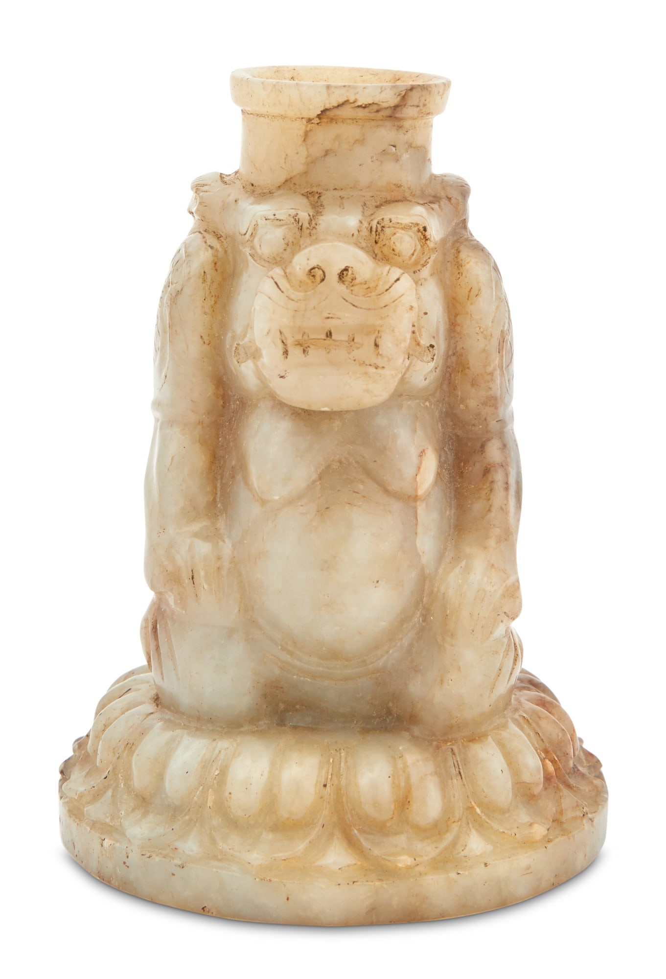 A Chinese Jade Candle Holder (1 of 6)