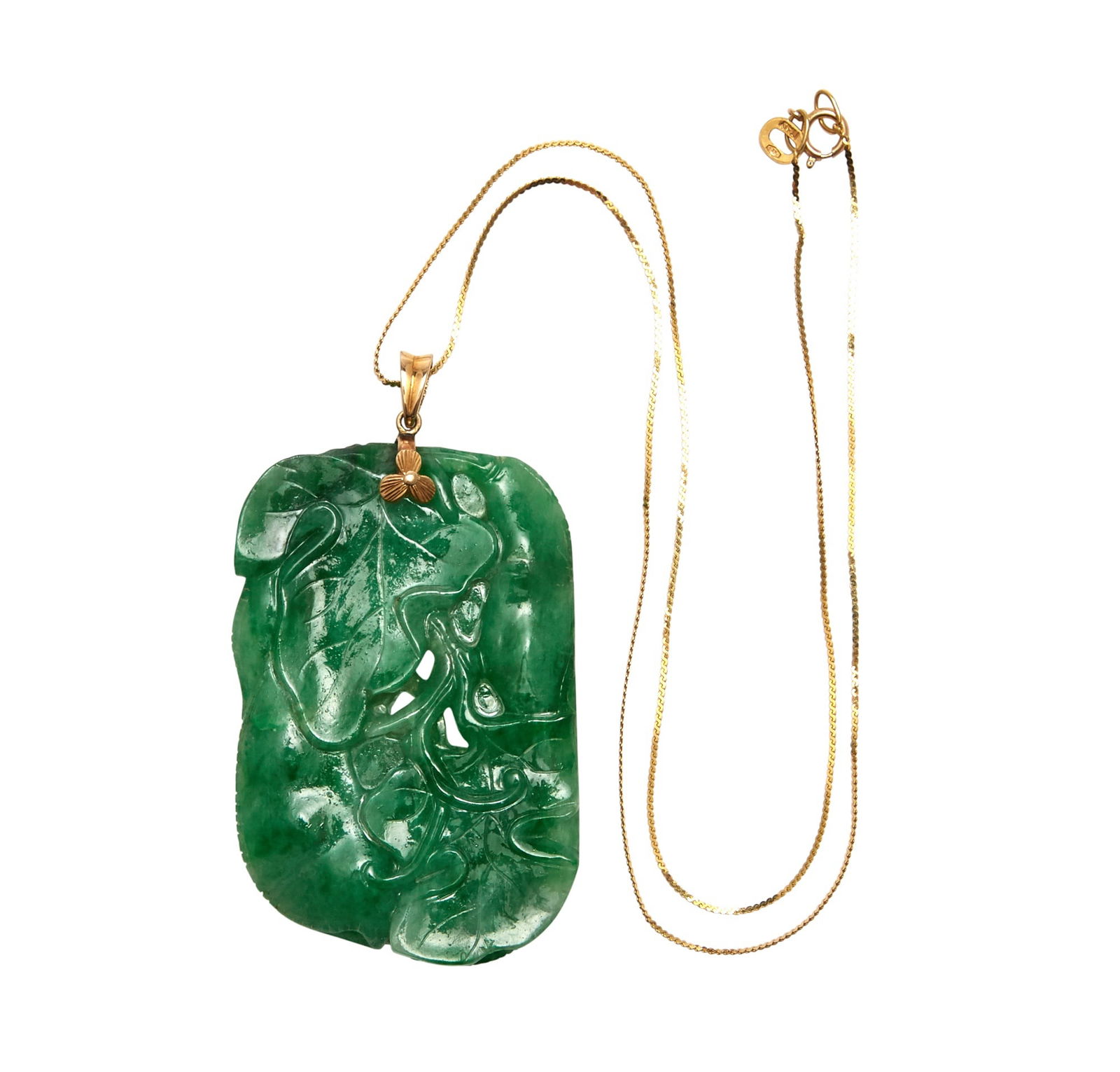 A Chinese Jadeite Pendant Republic Period (1 of 3)