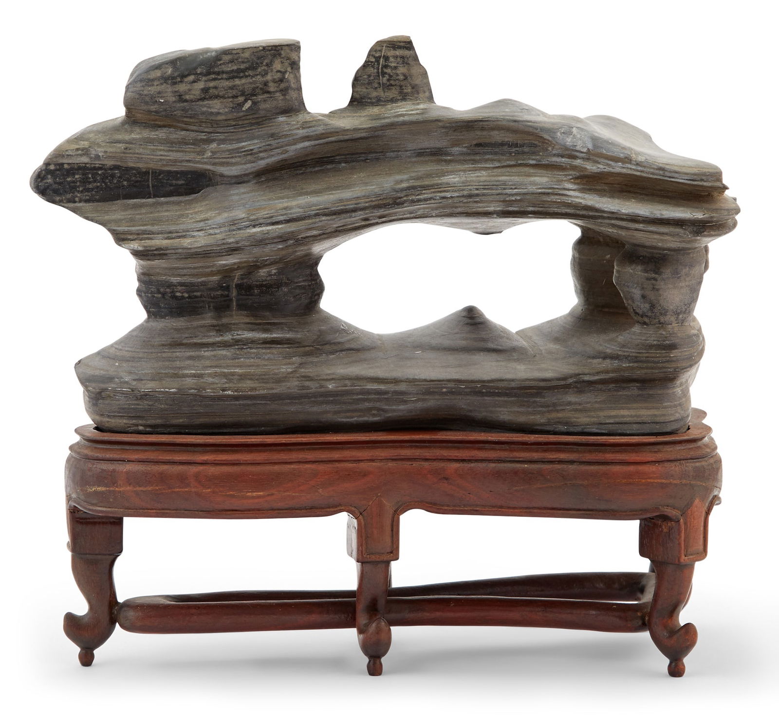 A Chinese Scholar's Rock on Stand (1 of 6)