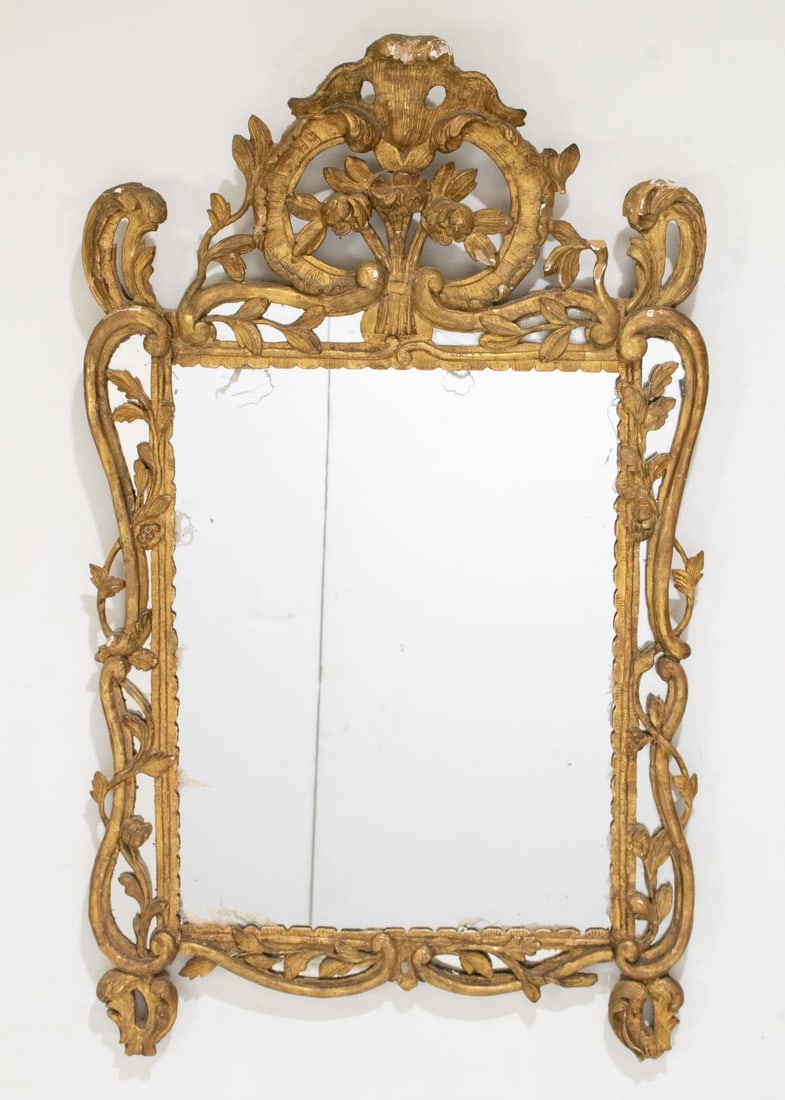 Louis XV Giltwood Mirror (1 of 9)