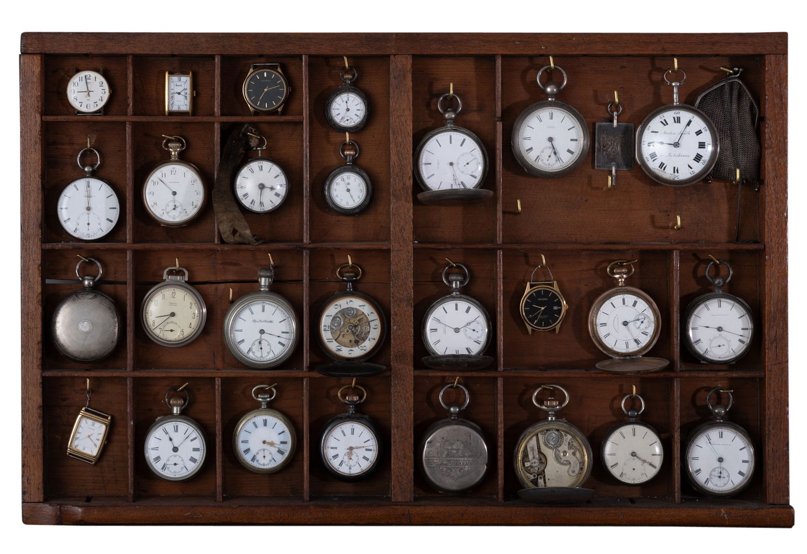 A Collection of Pocket Watches and Wristwatch Dials (1 of 1)