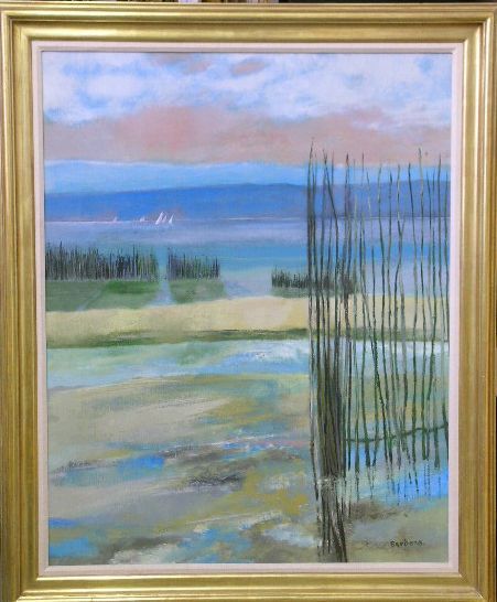 Guy Bardone French, b.1927 LES SALLES BASSON D'ARDA: Guy Bardone French, b.1927 LES SALLES BASSON D'ARDACHON Signed Bardone (lr) Oil on canvas 36 x 29 inches Provenance: David Findlay Galleries, New York