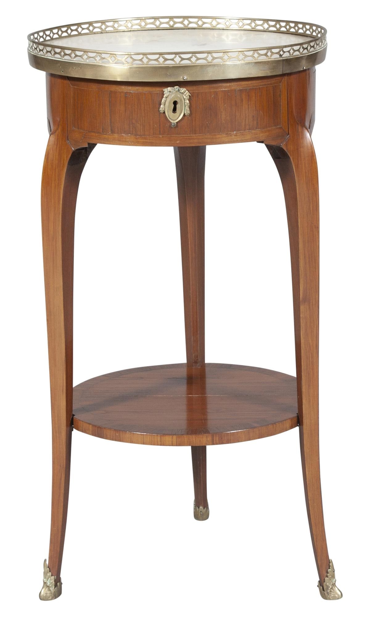 Louis XV Tulipwood and Marquetry Table (1 of 1)