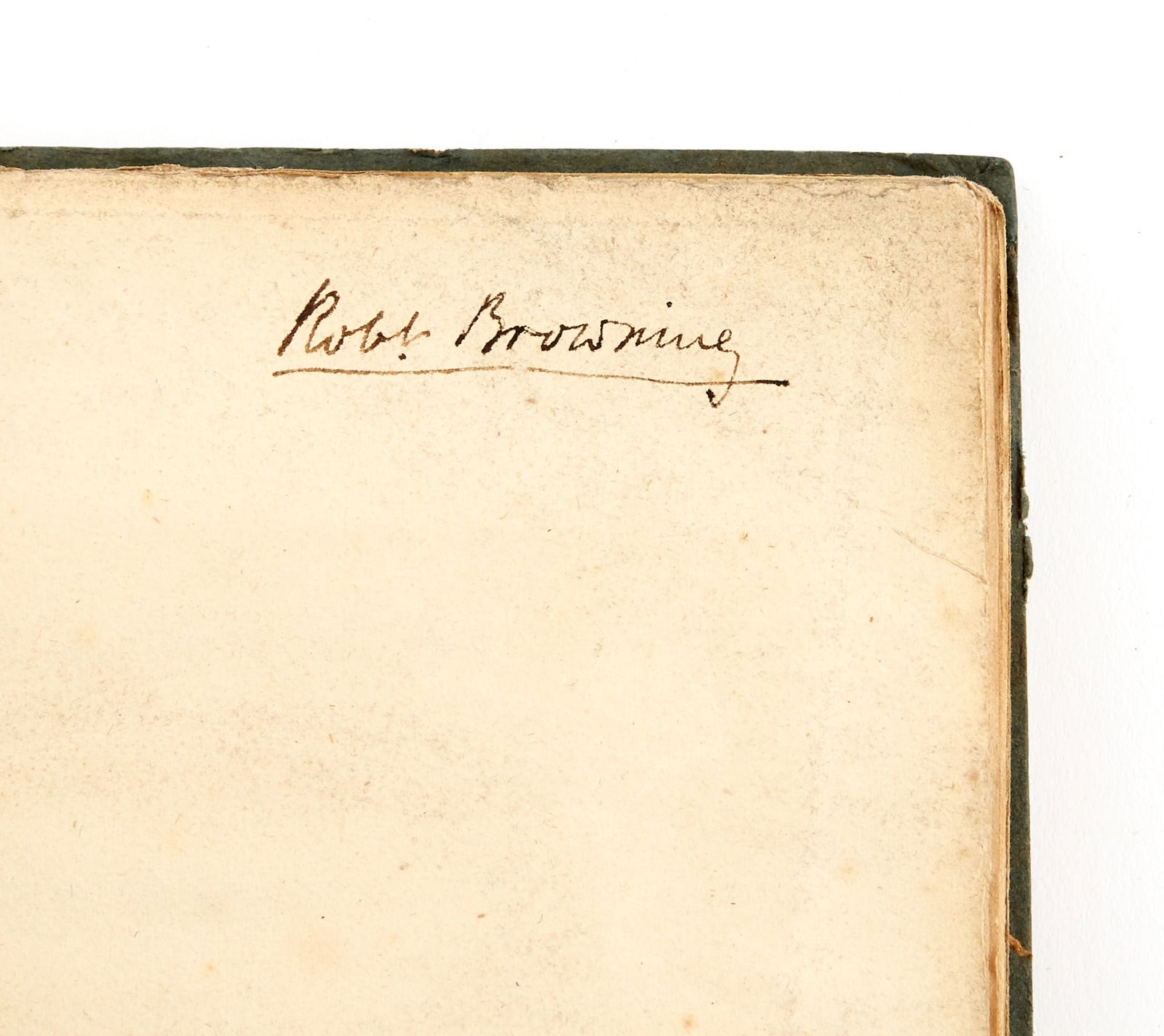 Robert Browning's copy of Keats’ Endymion, 1818: KEATS, JOHN. Endymion: A poetic Romance. London: Taylor and Hessey, 1818. First edition, the half-title with the imprint on verso "Printed by T. Miller, Noble street, Cheapside,” the second issu