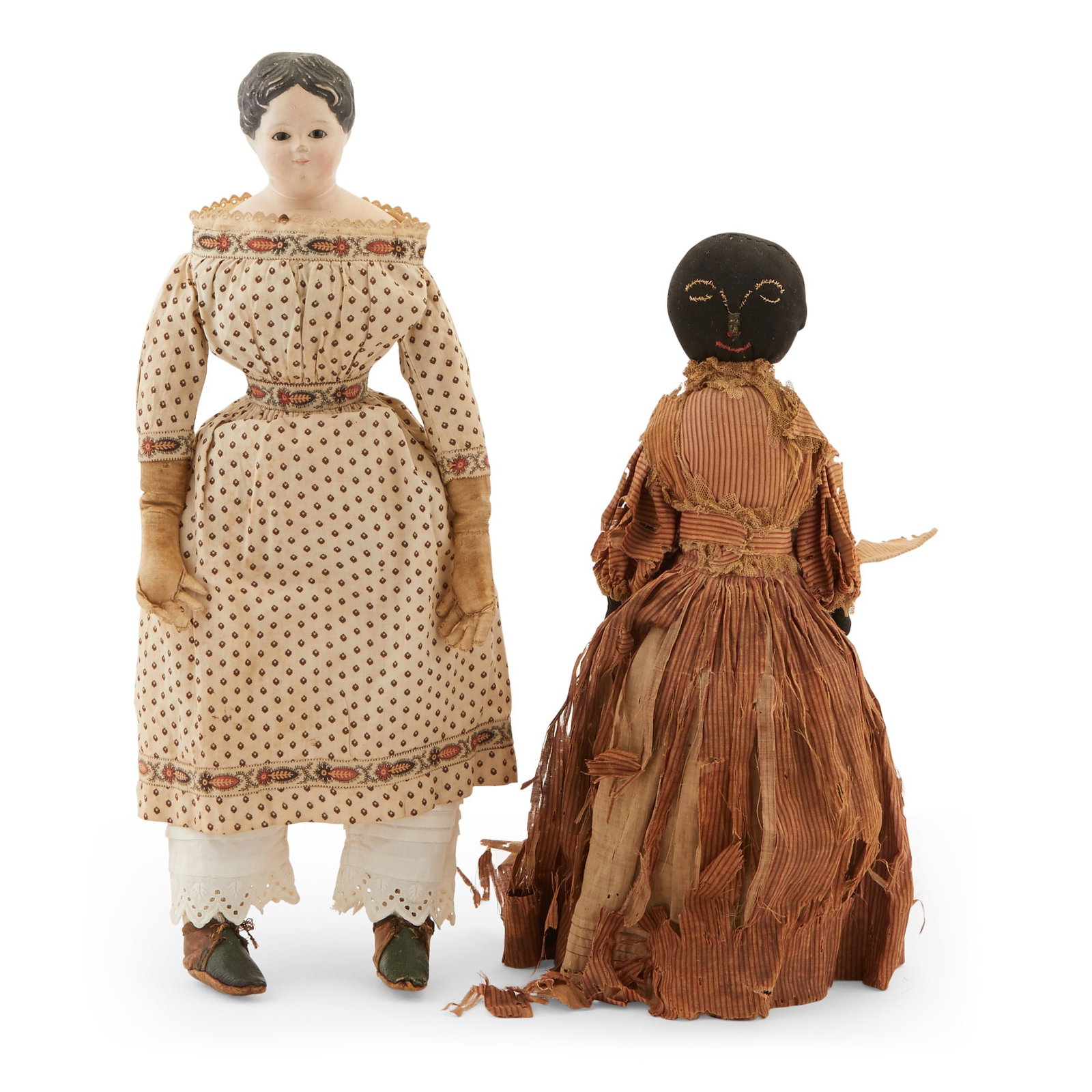 Two Dolls Late 19th Century (1 of 2)