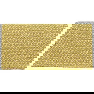 Cartier Two-Color Gold Mesh Clutch: Estate / Collection: Estate of an Elegant Lady 18 kt. yellow and white gold, slender white gold wire with quilted gold hearts, interior with mirror, signed Cartier, Italy, no. 15273, ap. 303.5 dwts. g
