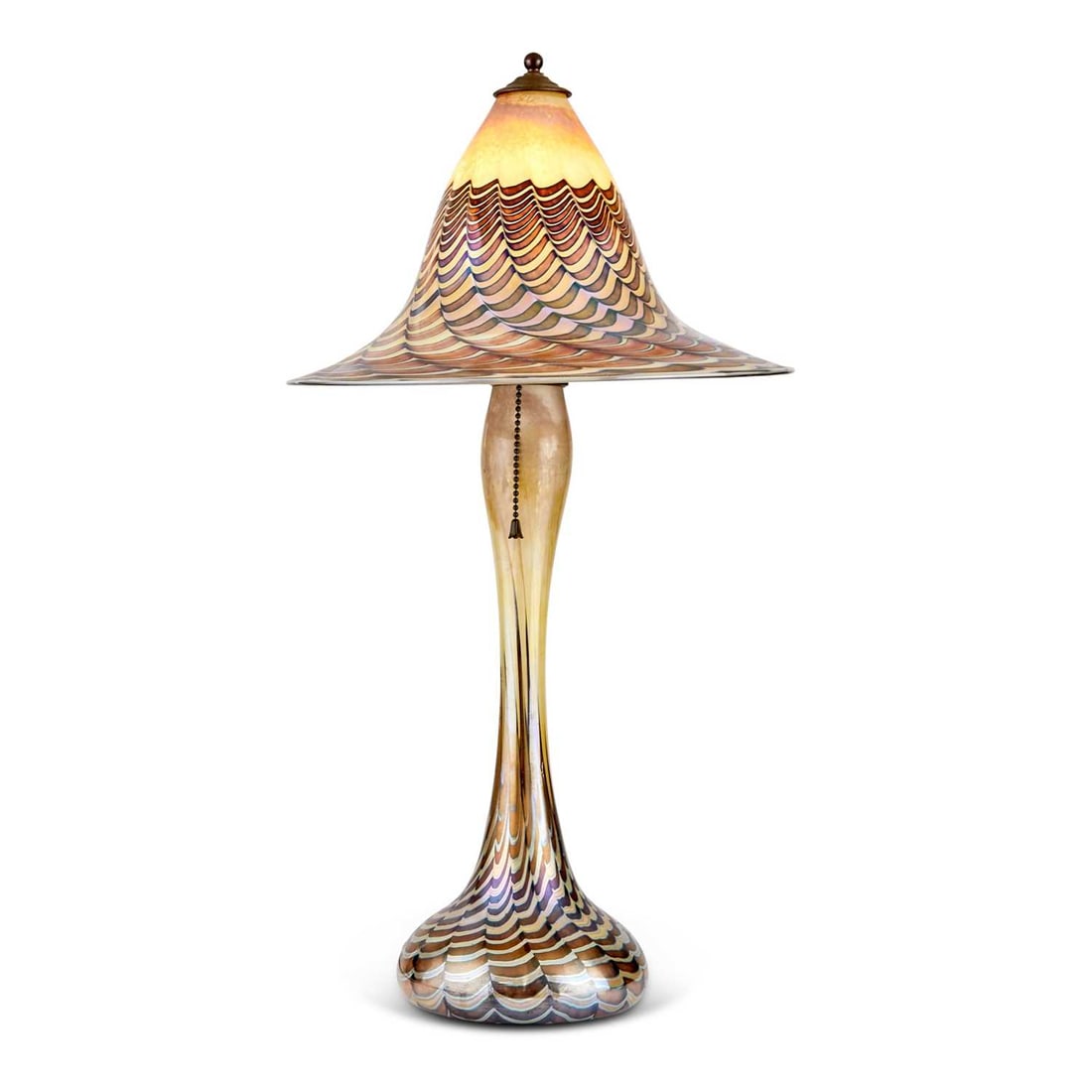 Stephen Fellerman Blown Glass Table Lamp 1986 (1 of 3)