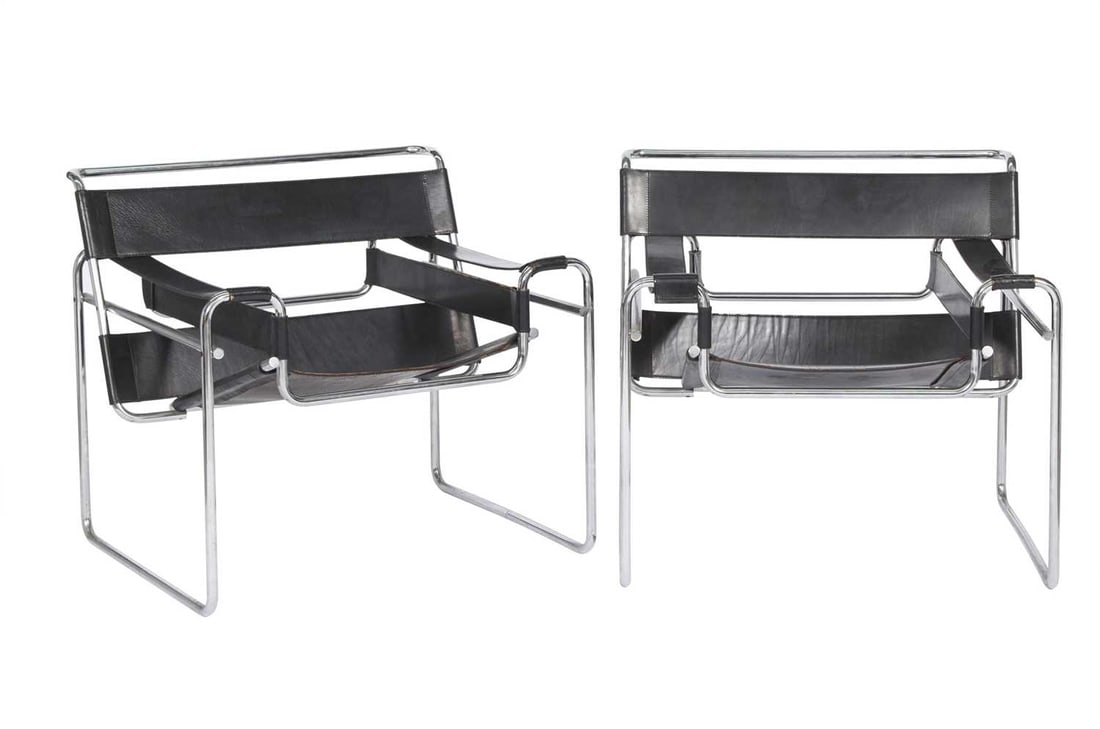Pair of Marcel Breuer for Stendig Wassily Armchairs (1 of 6)