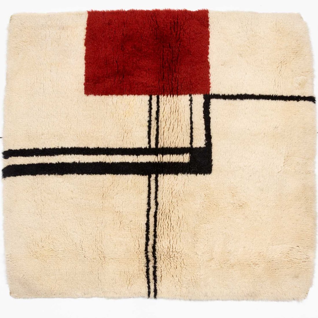 Eileen Gray Wool "Wendigen" Pattern Rug (1 of 5)