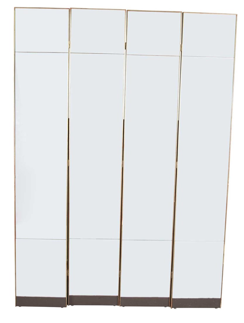 Four Mirrored Panels: Estate / Collection: Collection of Peter van Hattum and Harold Simmons Height 7 feet 4 inches, width 15 3/4 inches.