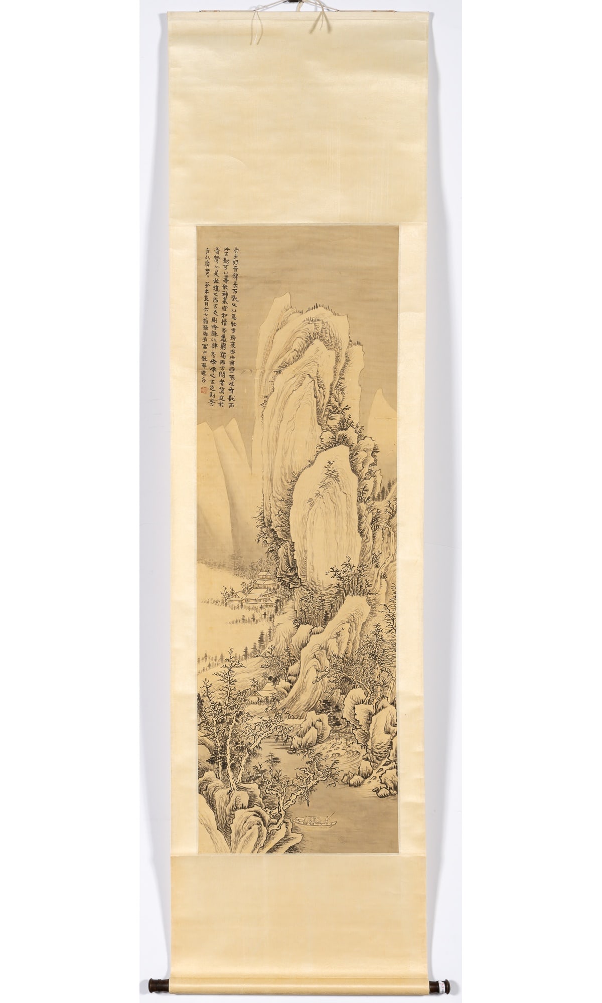 A Chinese School Painting Late Qing Dynasty (1 of 3)