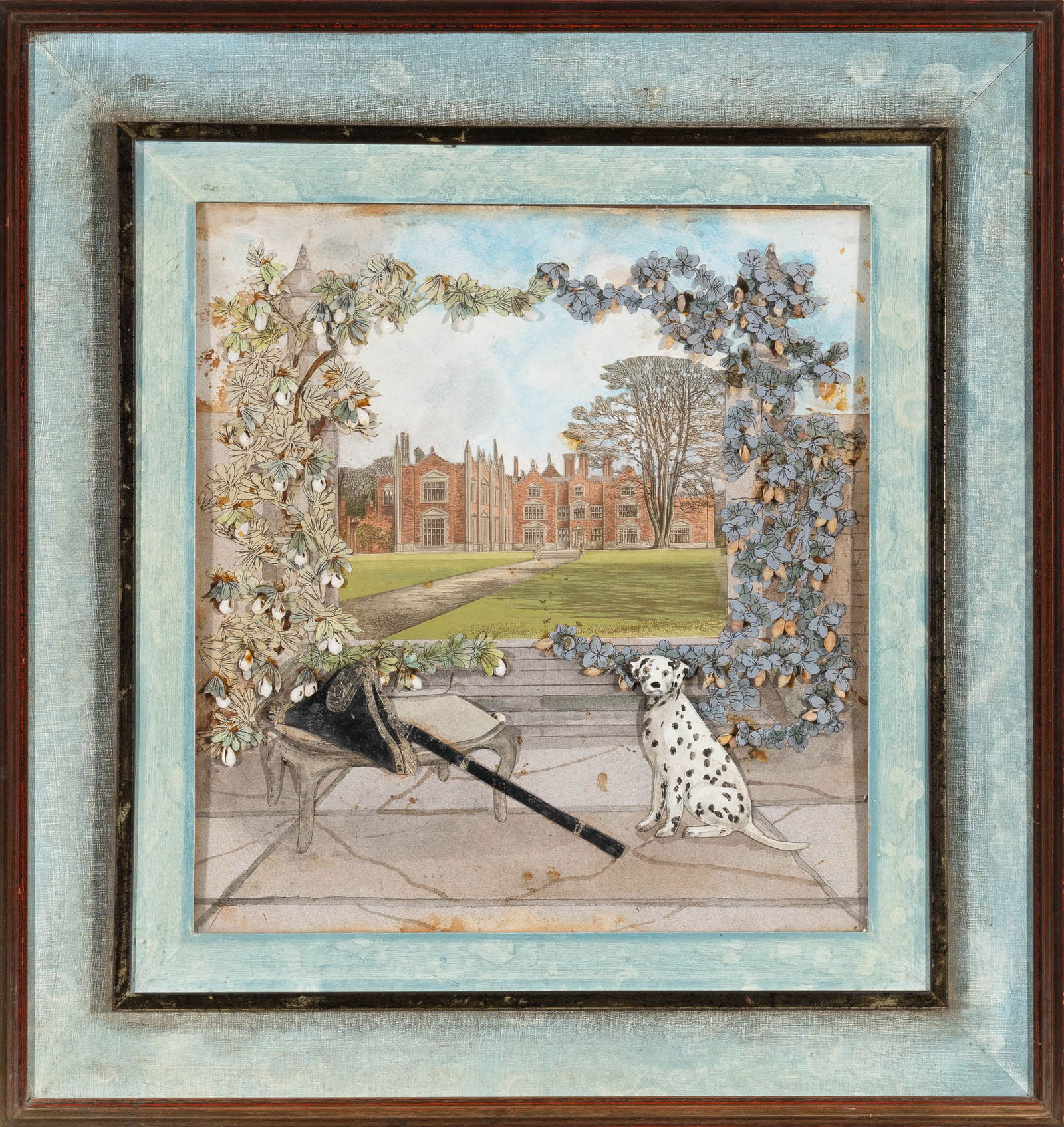 Framed Mixed Media Print of Witchingham Hall (1 of 2)
