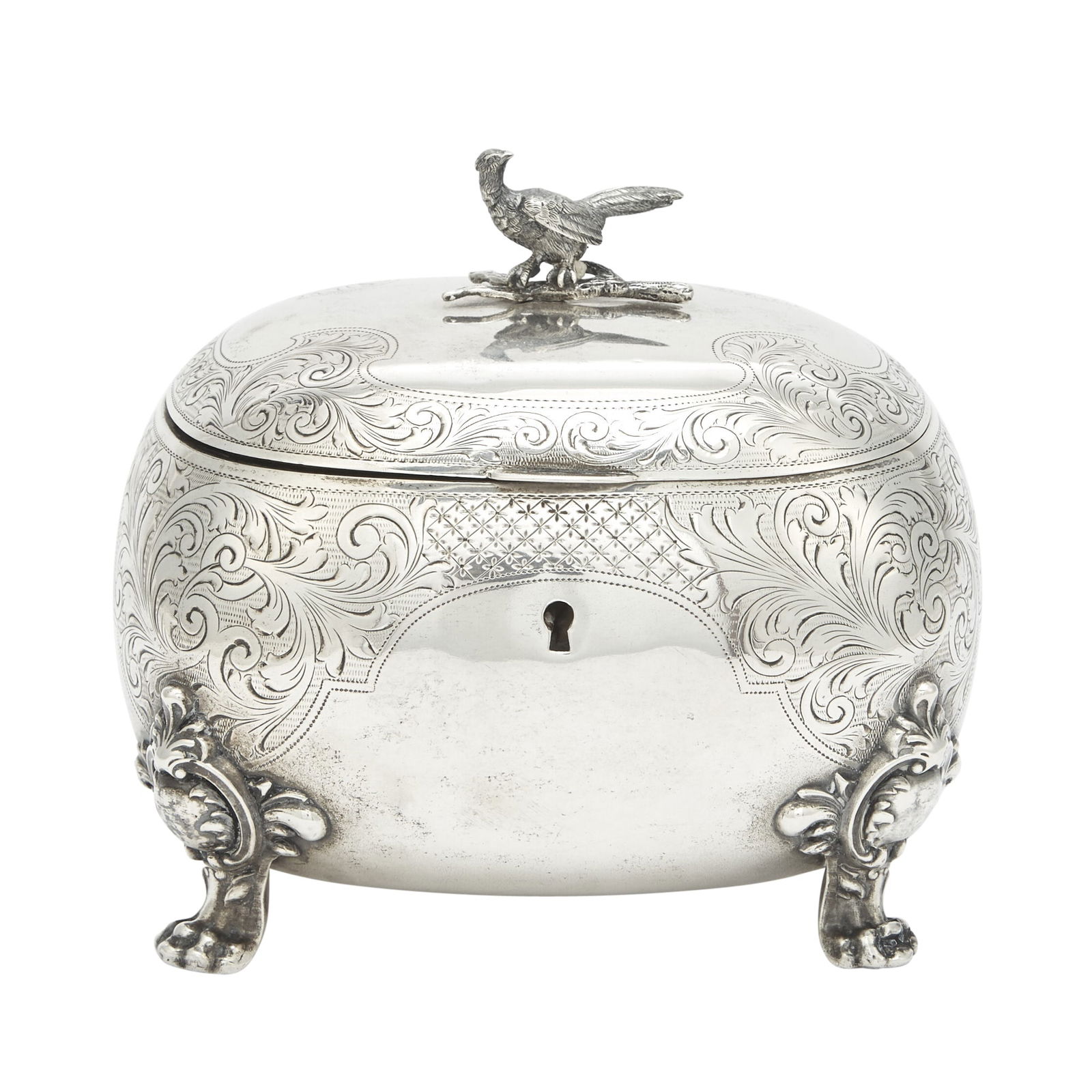 Austrian Silver Sugar Box Late 19th century (1 of 4)