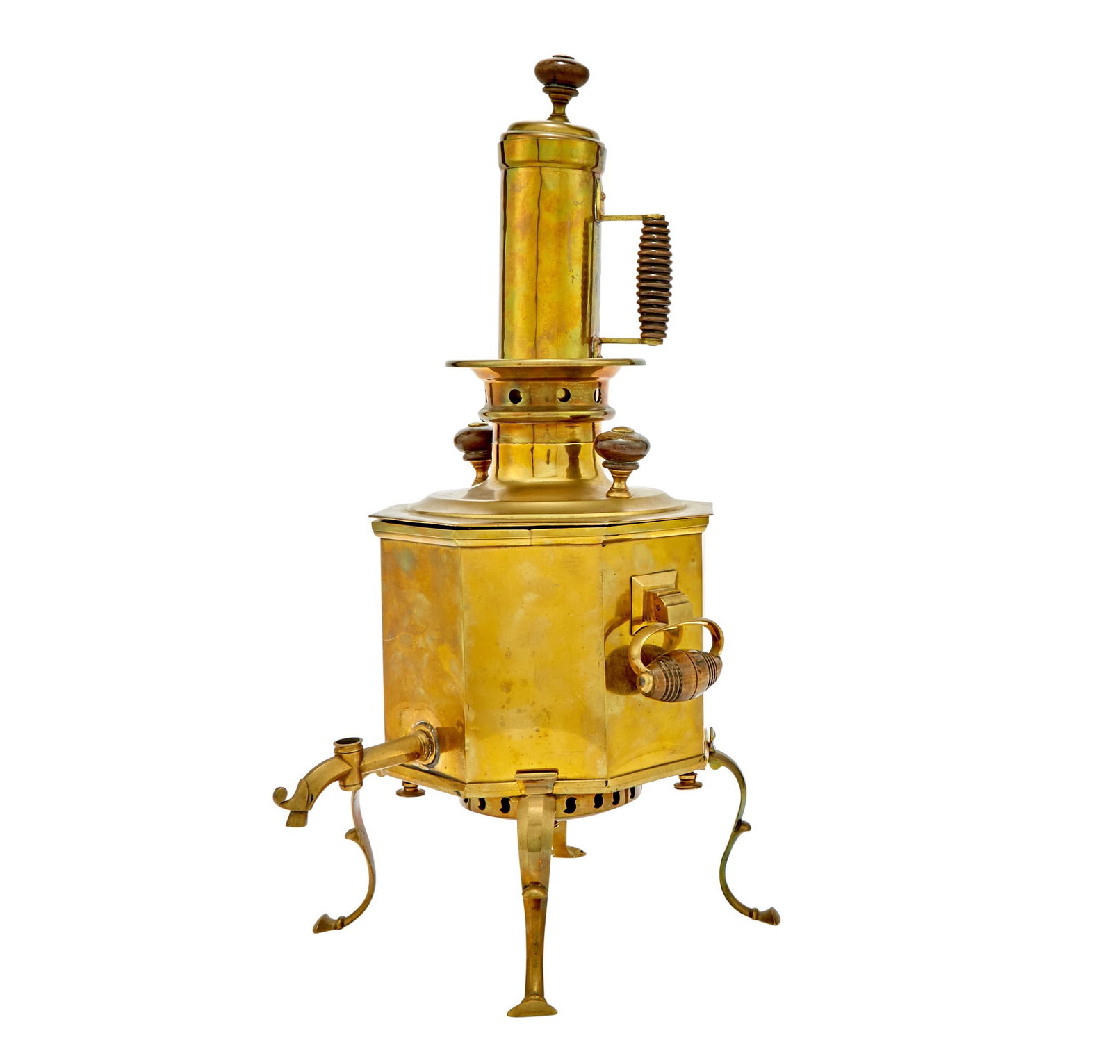Russian Brass Campaign Samovar (1 of 3)