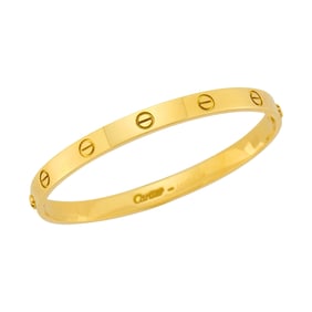 Cartier Gold 'Love' Bangle Bracelet