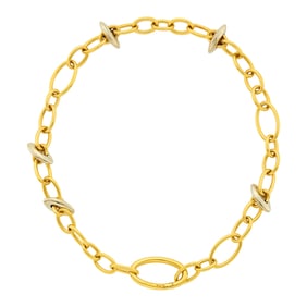 Pomellato Two-Color Gold Link Necklace
