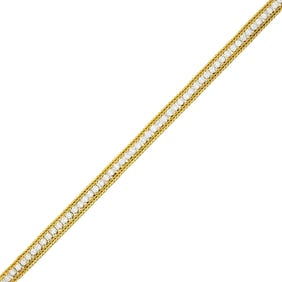 Two-Color Gold and Diamond Bracelet