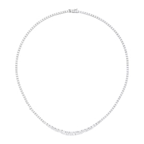 White Gold and Diamond Necklace