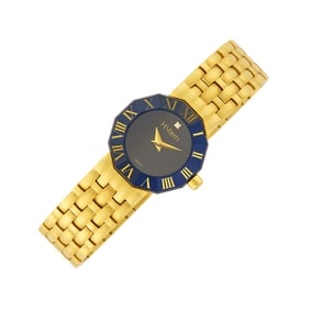 H. Stern Gold and Synthetic Sapphire 'Manaus' Wristwatch
