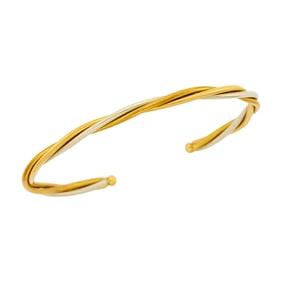 Cartier Tricolor Gold 'Trinity' Bangle Bracelet
