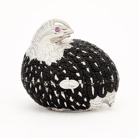 Judith Leiber Rhinestone Quail Clutch