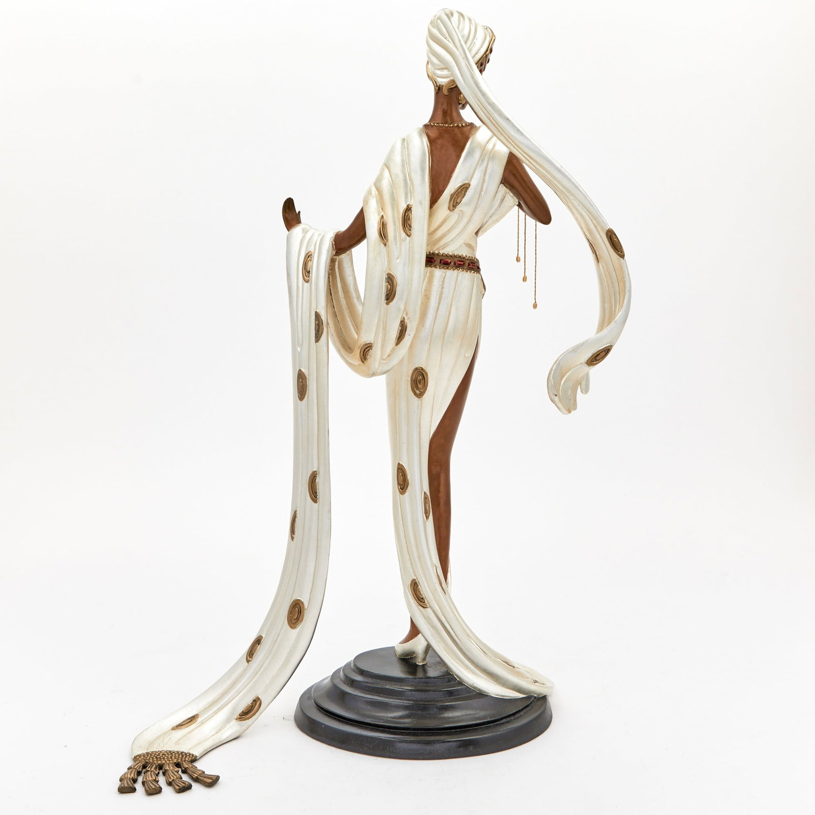 Art Deco Style Cold-Painted Bronze Figure of a Woman Entitled Scheherazade (1 of 5)