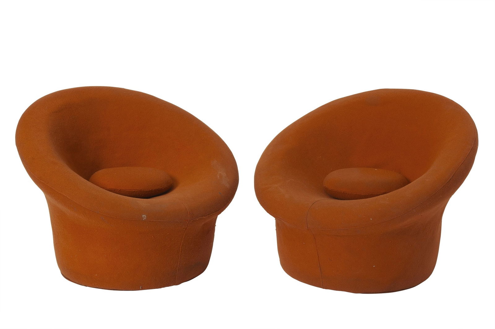 Pair of Pierre Paulin Upholstered "Mushroom" Chairs Mid 20th century (1 of 3)
