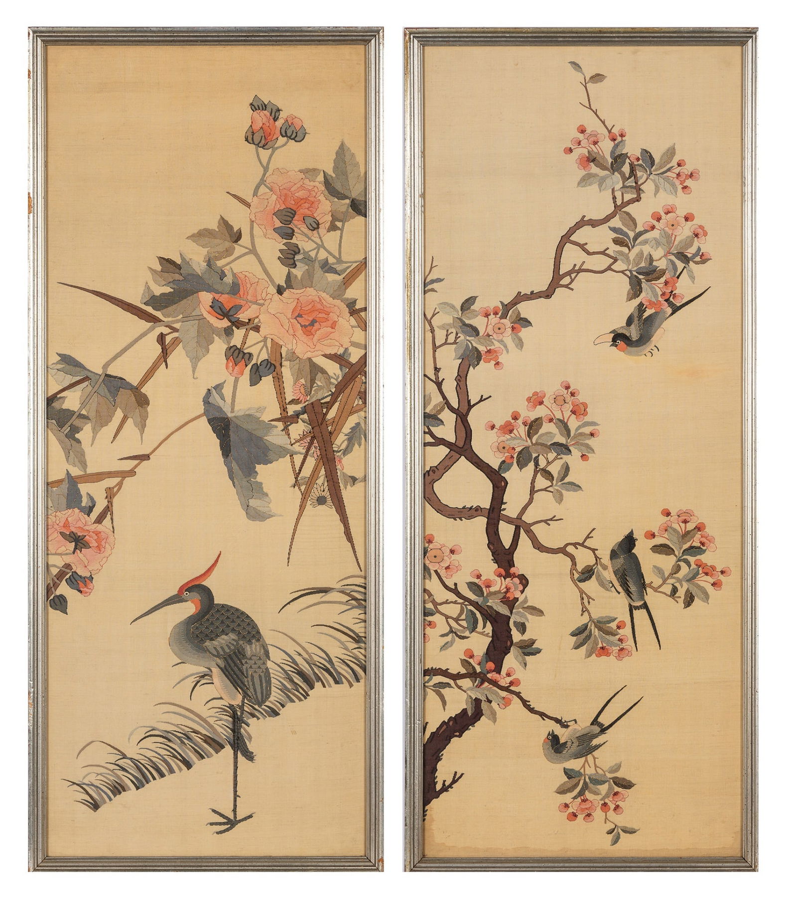 A Pair of Chinese Kesi Panel Early 20th Century (1 of 2)