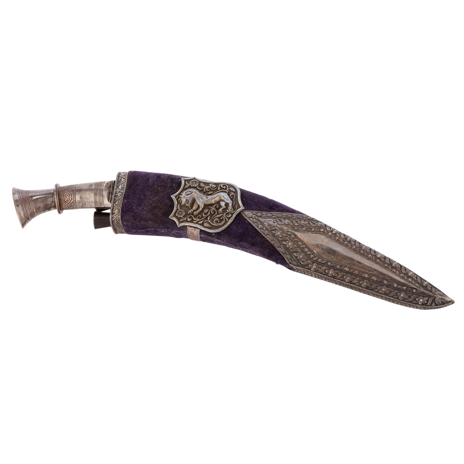 An Indian Knife and Sheath 19th century (1 of 2)