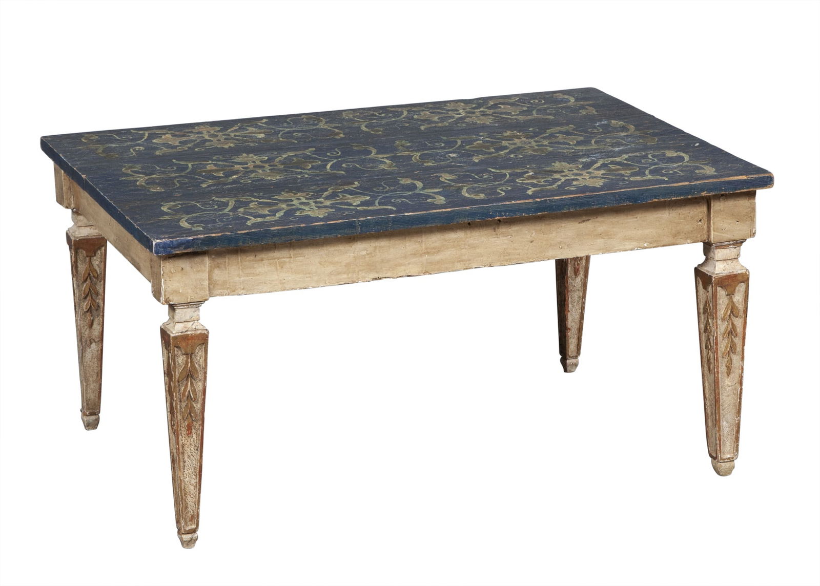 Italian Style Painted and Parcel Gilt Low Table (1 of 5)