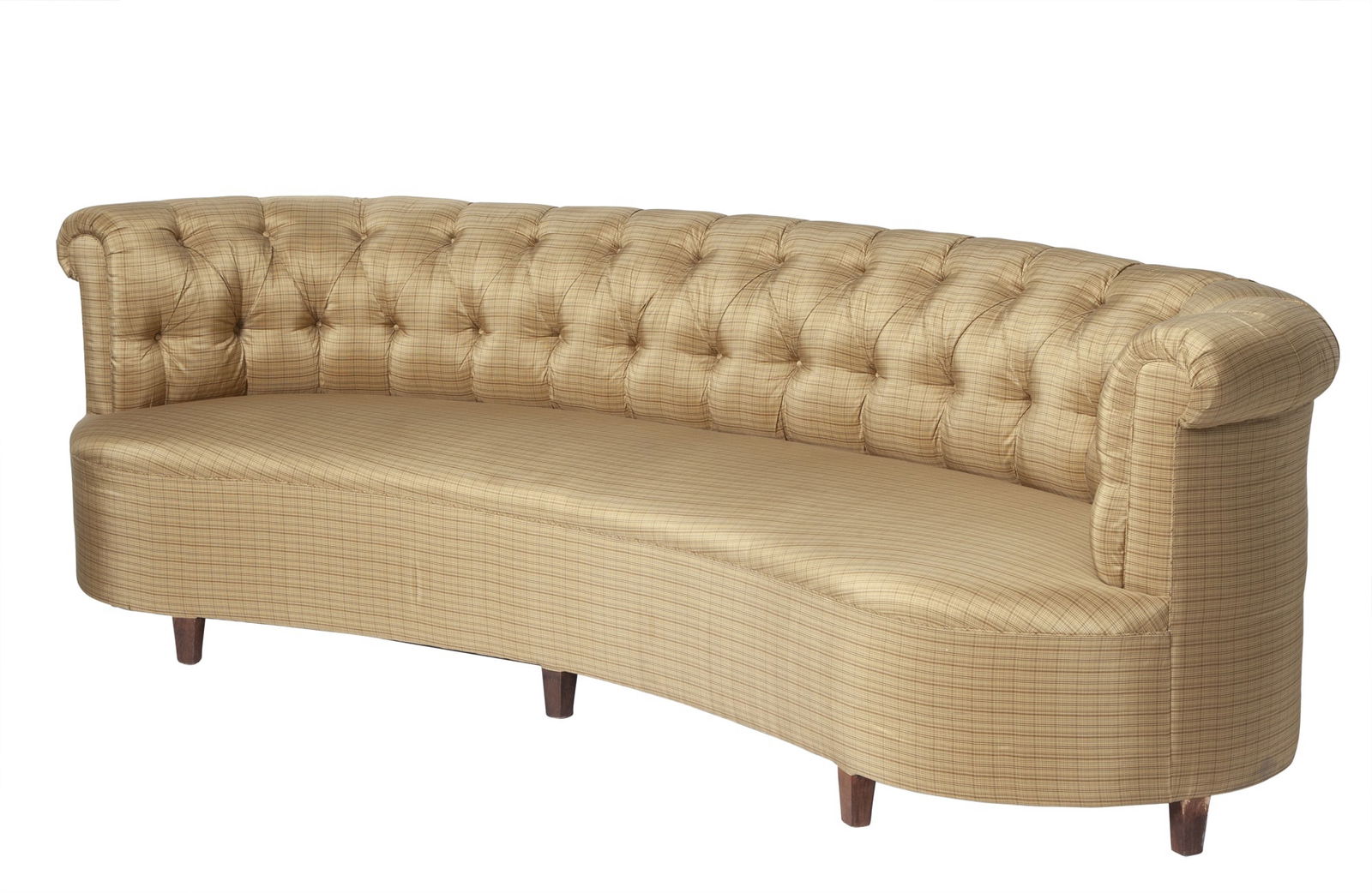 Custom Curved Jonas Upholstered Sofa (1 of 5)