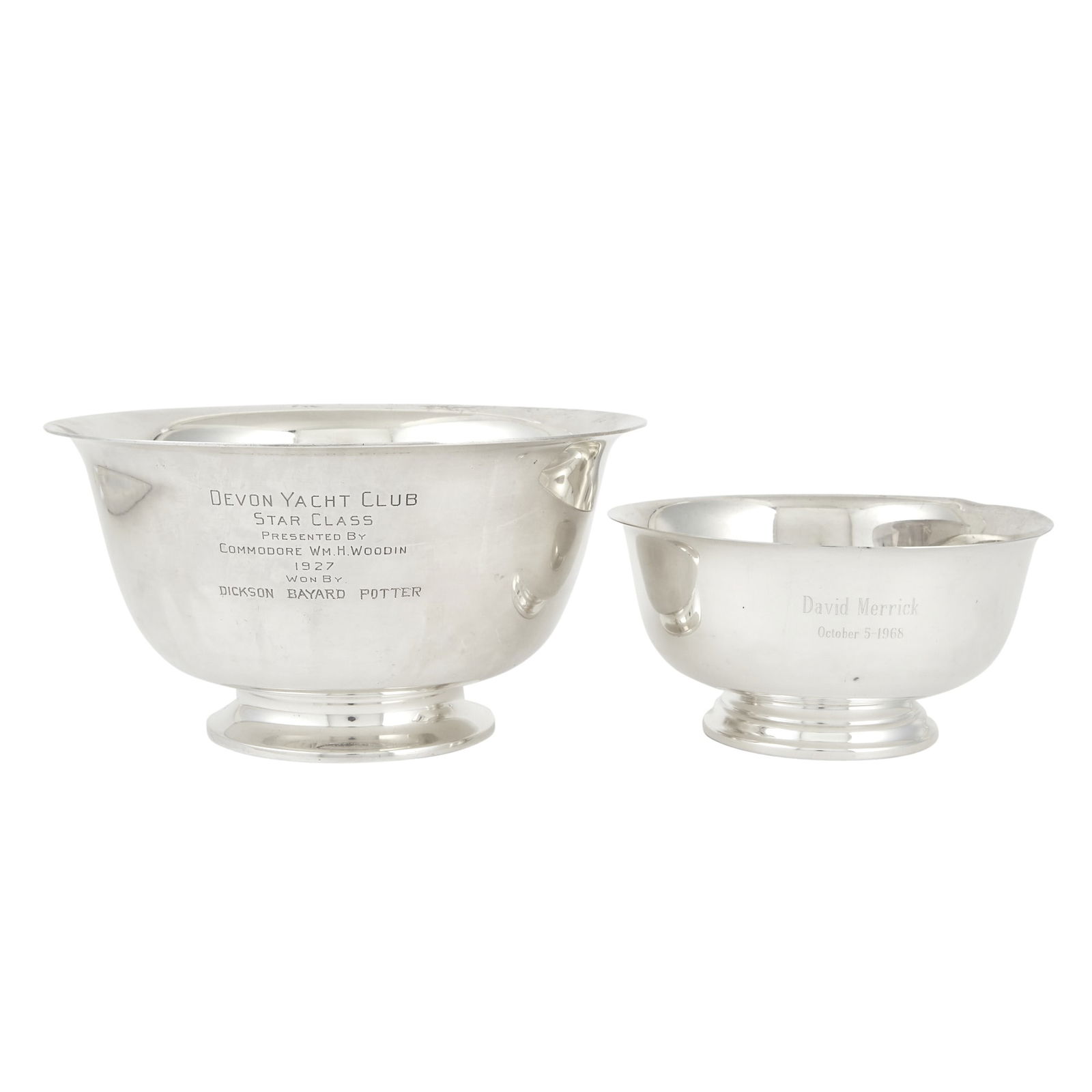 Yachting Interest: American Sterling Silver Revere Form Bowl from the Devon Yacht Club 1920s (1 of 3)