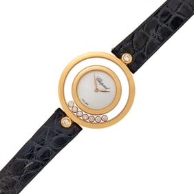 Chopard Rose Gold and Diamond 'Happy Diamonds Icons' Wristwatch, Ref. 209415-5001