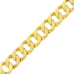 Gold Curb Link Bracelet